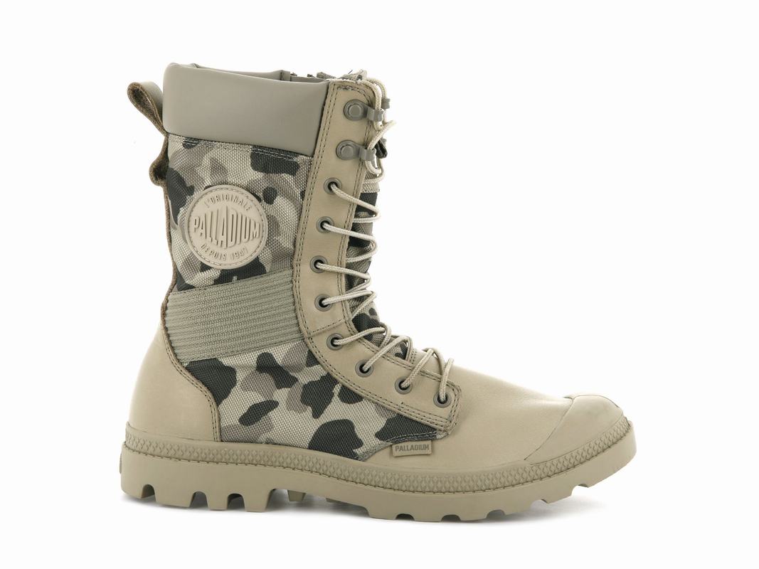 Palladium Tactical Ops Camo Womens Waterproof Boots Multicolor Australia [GIOELV-178]